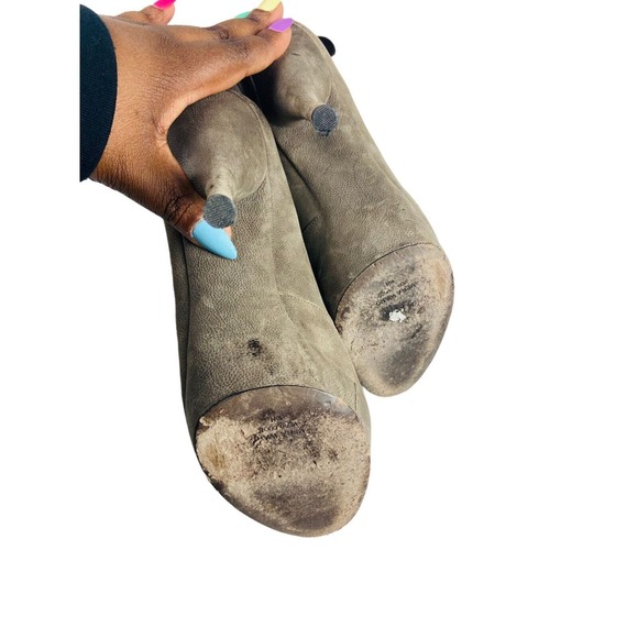 Vera Wang Womens Royce Back Bow Stiletto Heels Peep Toe Pump Brown Size 10M - Picture 7 of 13